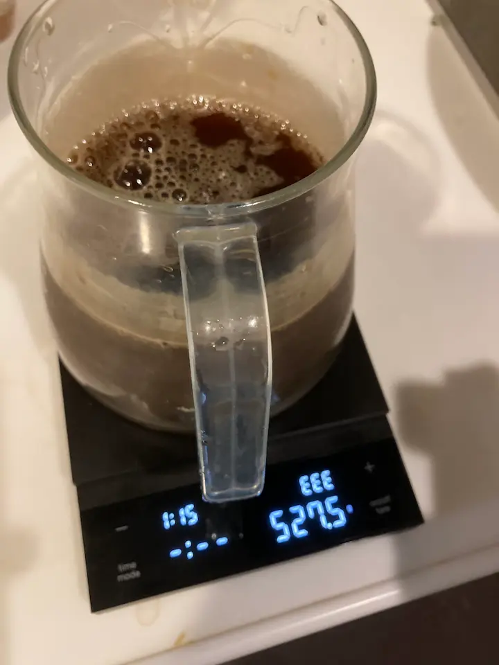 氷無しで527.5mlのローソンのメガアイスコーヒー